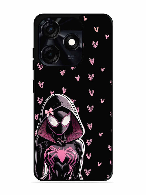 Tecno Spark 10C Spidergirl with hearts