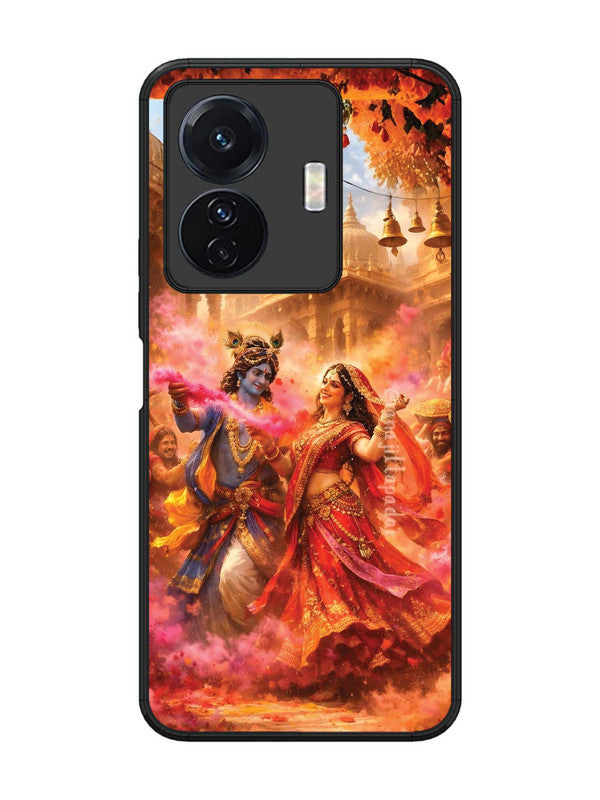 Vivo T1 Pro Radha Krishna Playing Holi