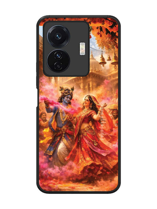 Vivo T1 Pro Radha Krishna Playing Holi