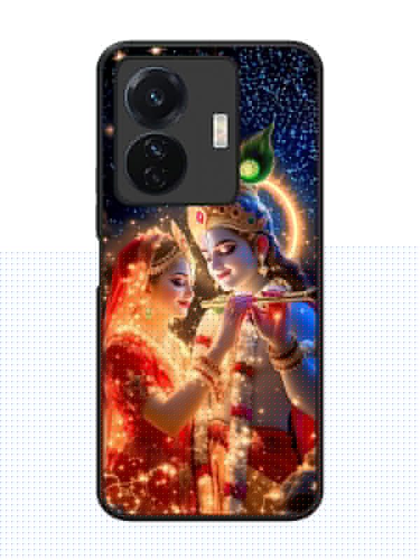 Vivo T1 Pro Radha Krishna posing with flute