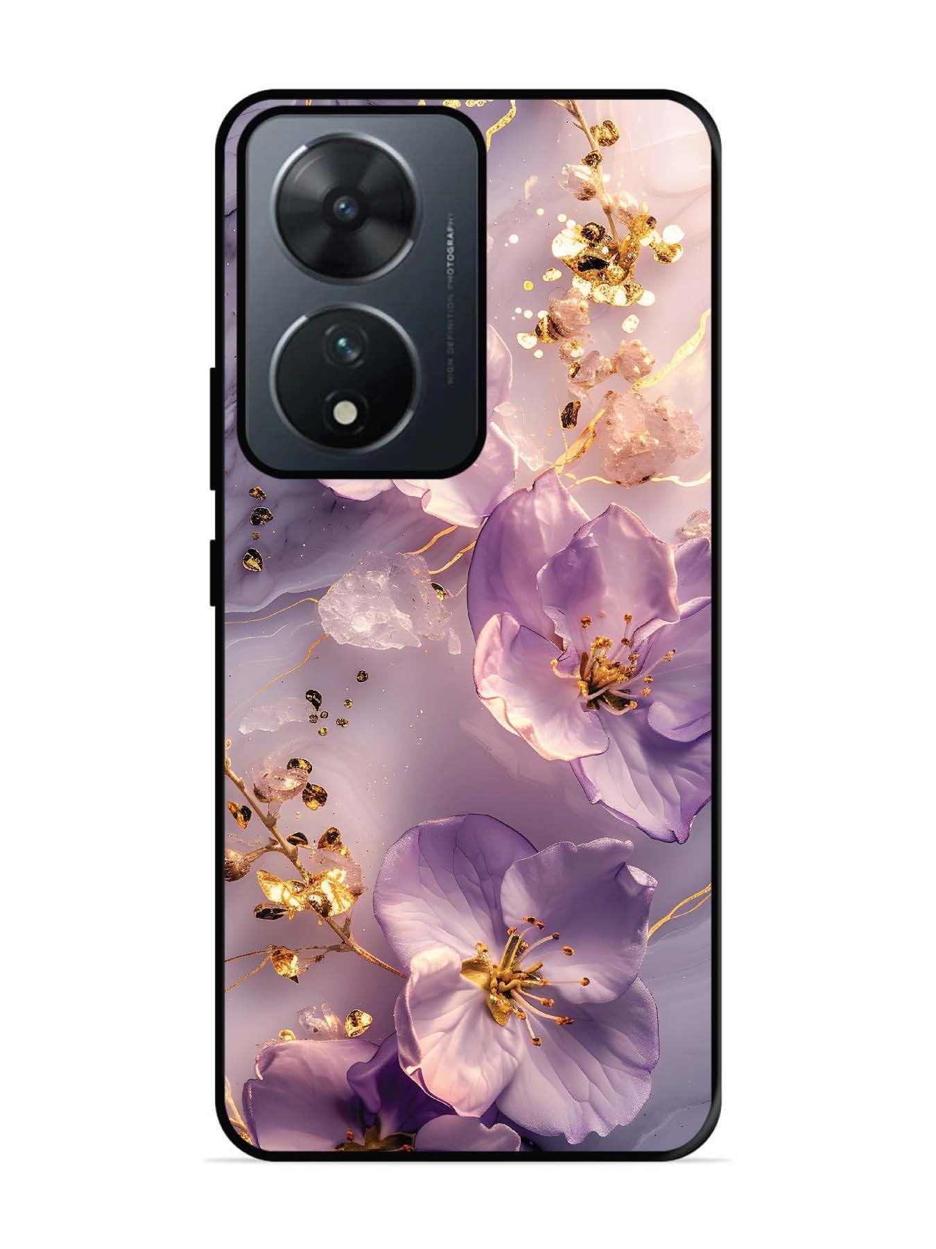 Vivo T2 5G Orchid with Golden Safron