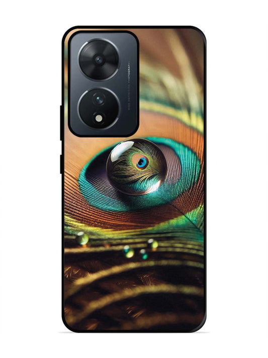 Vivo T2 5G Water Drop On Peacock Feather