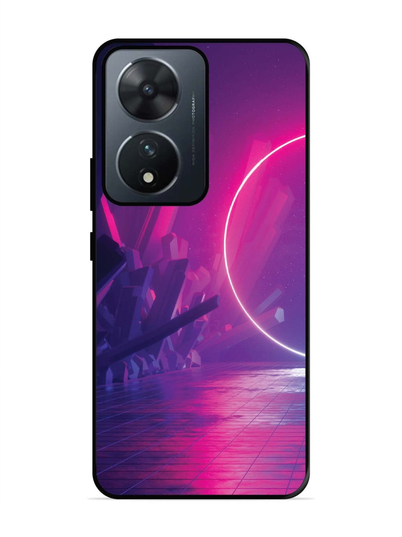 Vivo T2 5G abstract with Neon Light