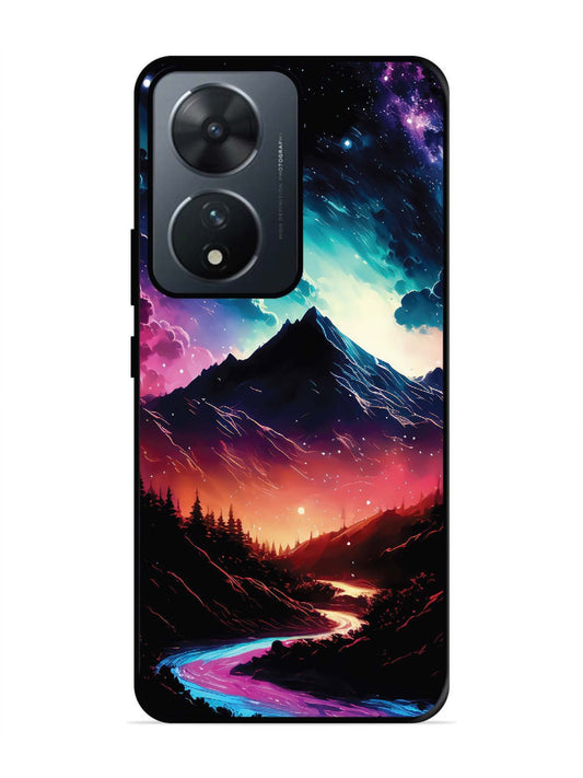 Vivo T2 5G mountain-valley-Colorful-cloud-at-night