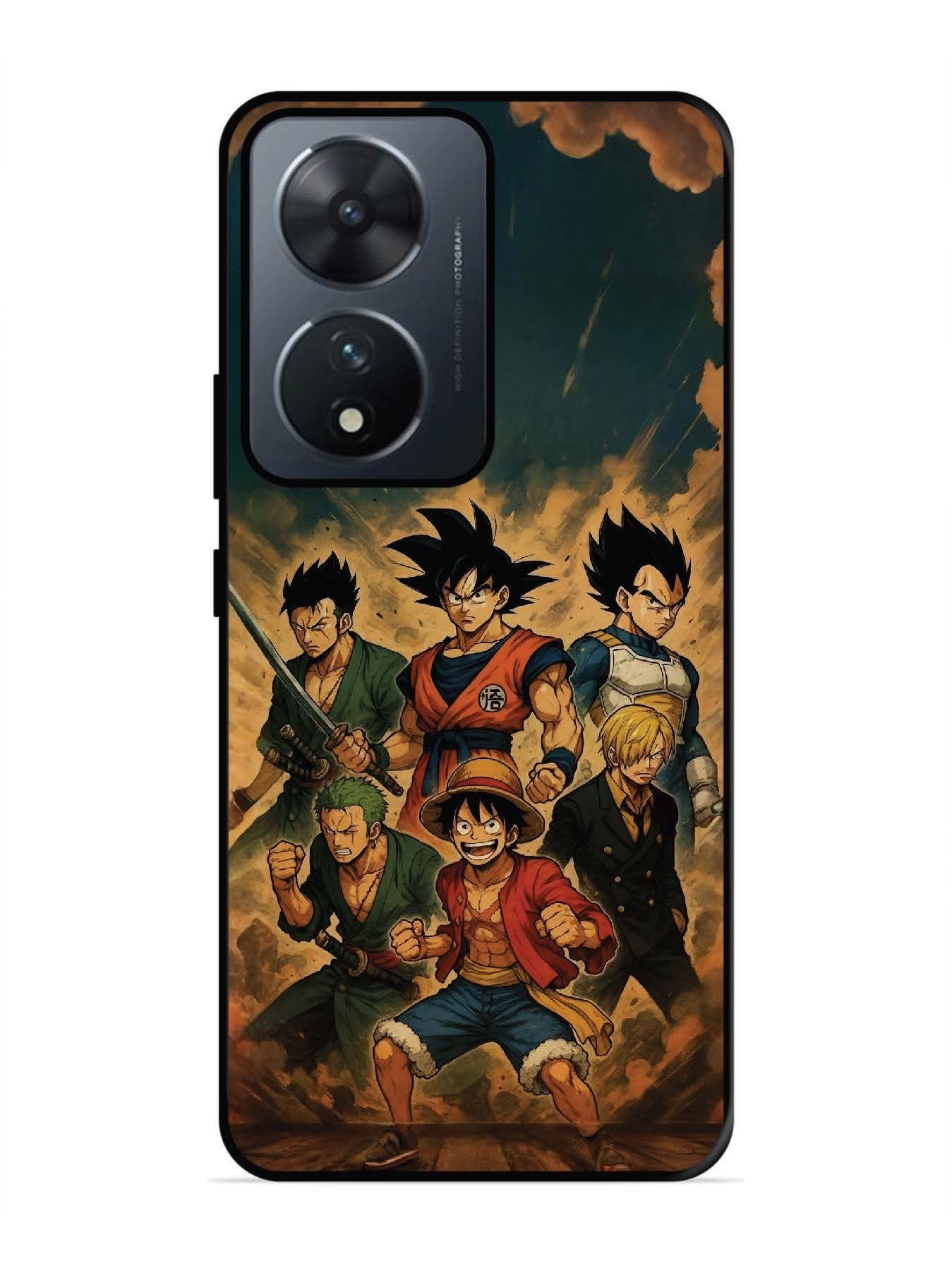 Vivo T2 5G OnePiece n Dragon Ball Z in one team