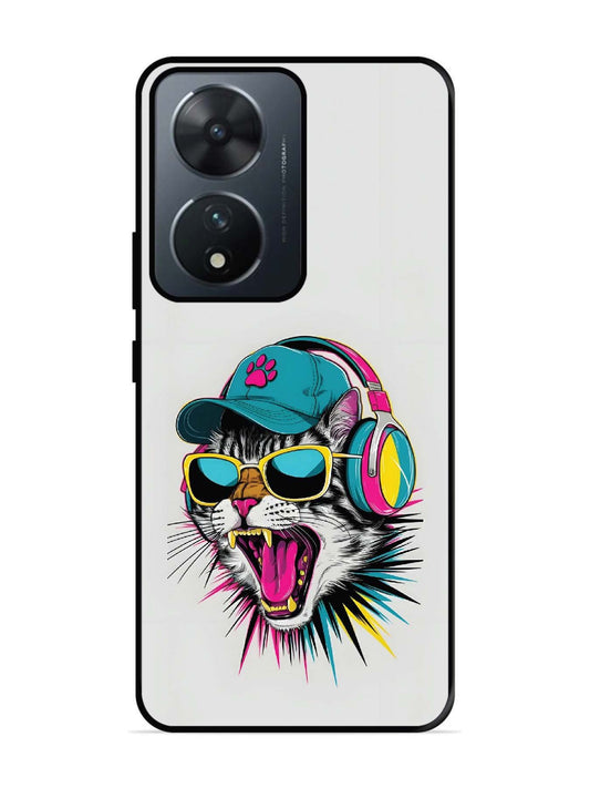Vivo T2 5G Neon Pop Art DJ Cat Vibe