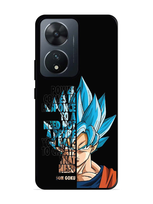 Vivo T2 5G Son of Goku Blue Motivational Art