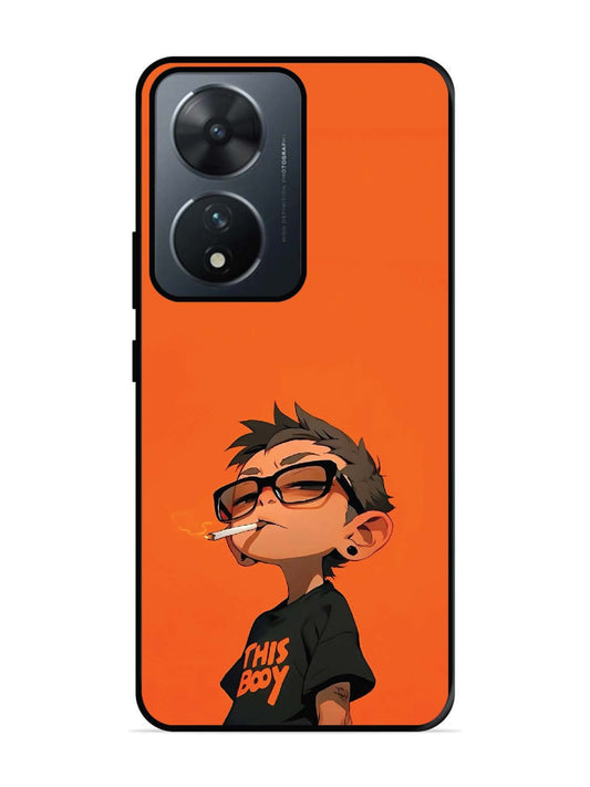 Vivo T2 5G Vibrant Orange Attitude Cartoon