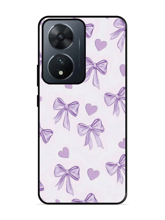 Vivo T2 5G Bow Tie, Purple Hair Band