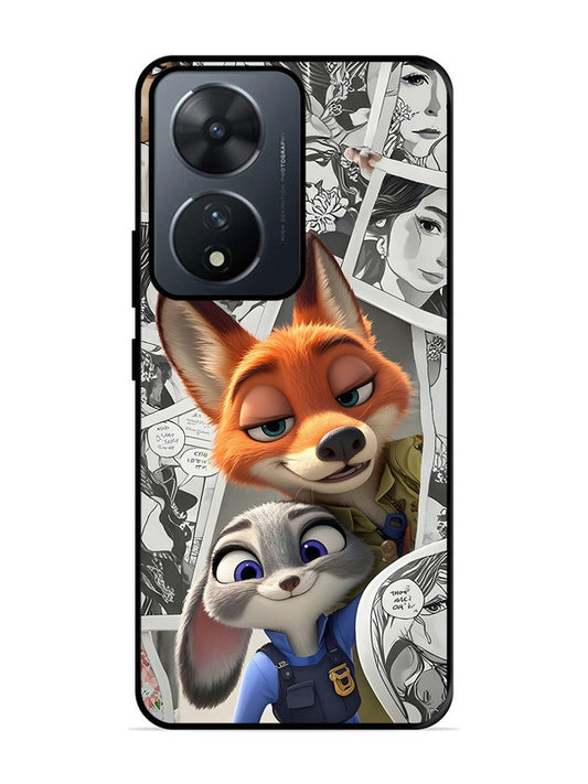 Vivo T2 Cute Nick wilde and judy hopps