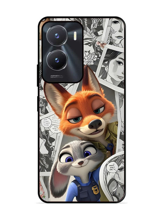 Vivo T2X 5G Cute Nick wilde and judy hopps
