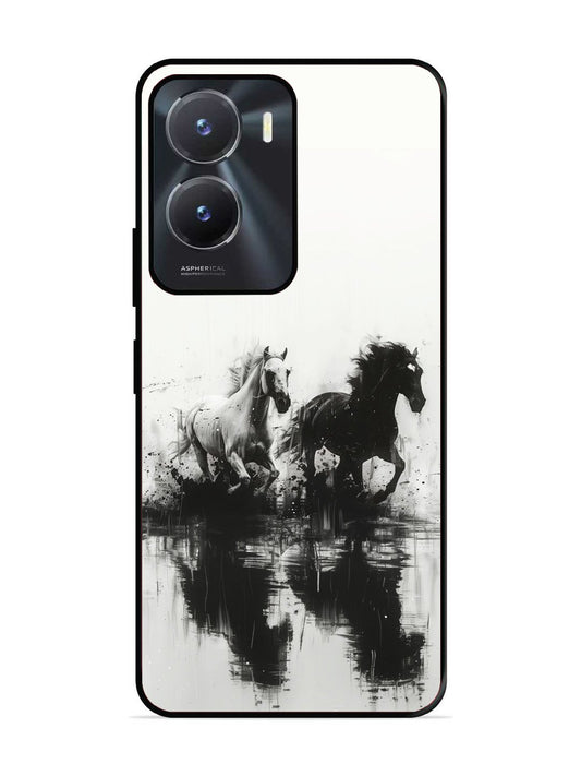 vivo y56 5g Black & White Horse