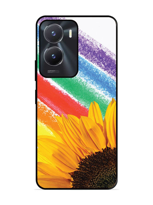 Vivo T2x 5g Sunflower on Colourful Lines