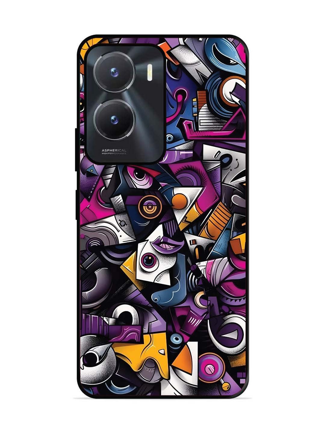 Vivo T2x 5g Abstract Geometric Graffiti Chaos