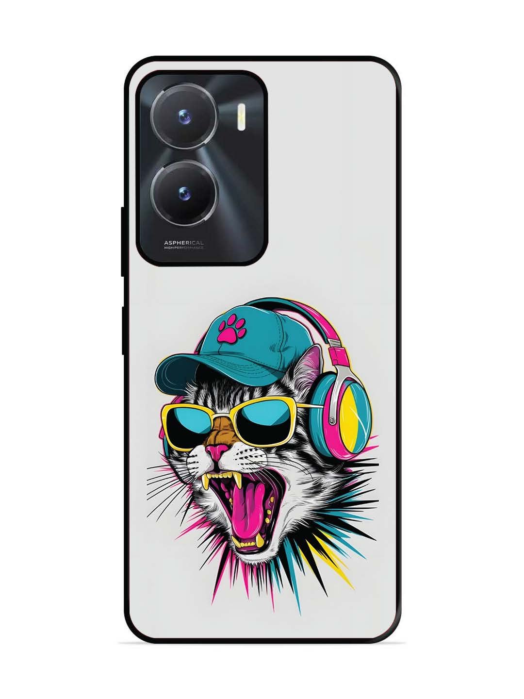 Vivo T2x 5g Neon Pop Art DJ Cat Vibe