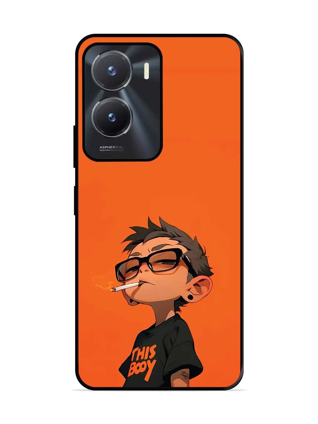 Vivo T2x 5g Vibrant Orange Attitude Cartoon