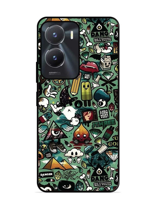 Vivo T2x 5g Pop Art Doodle Graffiti Collage