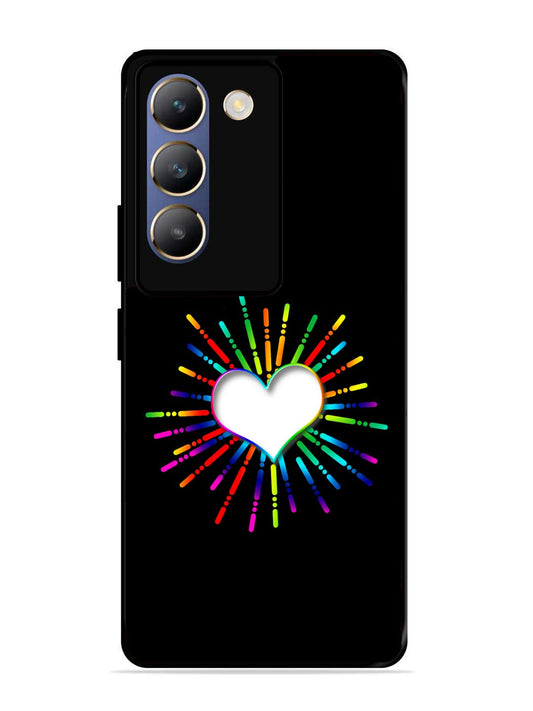 Vivo T3 5G Colourful Heart on Black