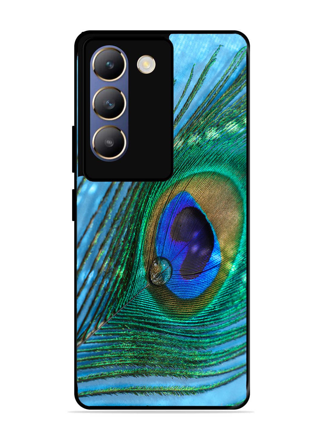 Vivo T3 5G A drop on Peacock Feather
