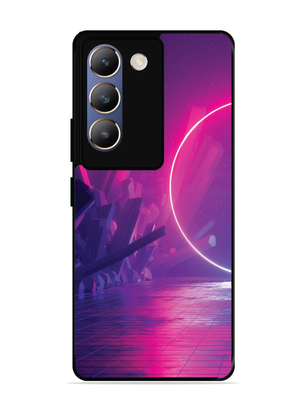 Vivo Y200E abstract with Neon Light