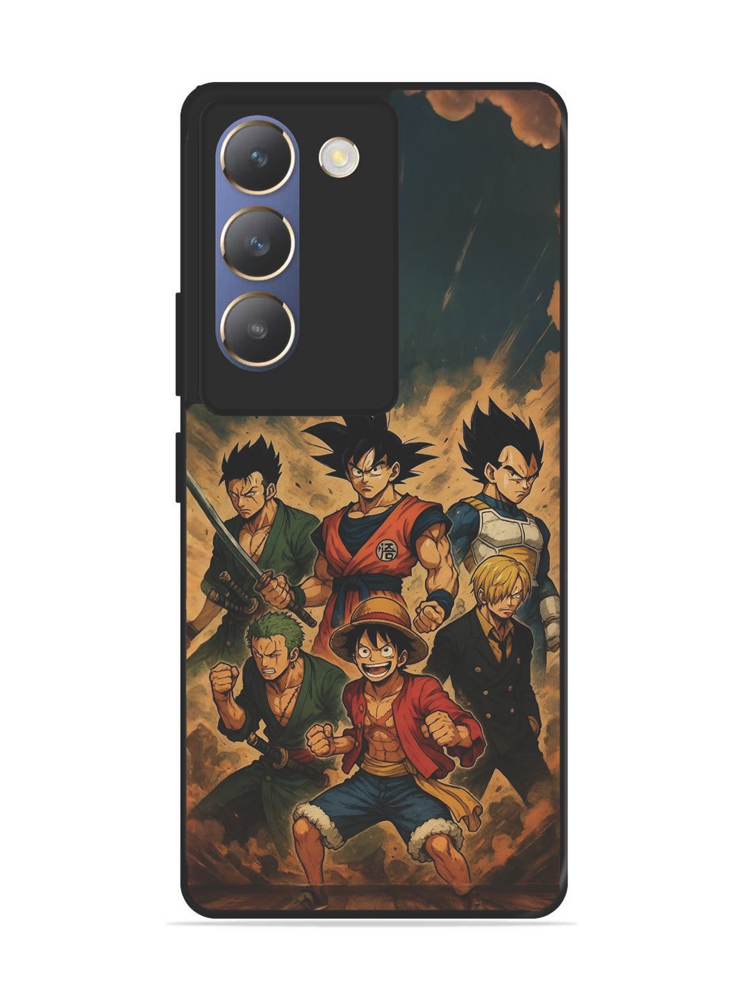 Vivo Y200E OnePiece n Dragon Ball Z in one team