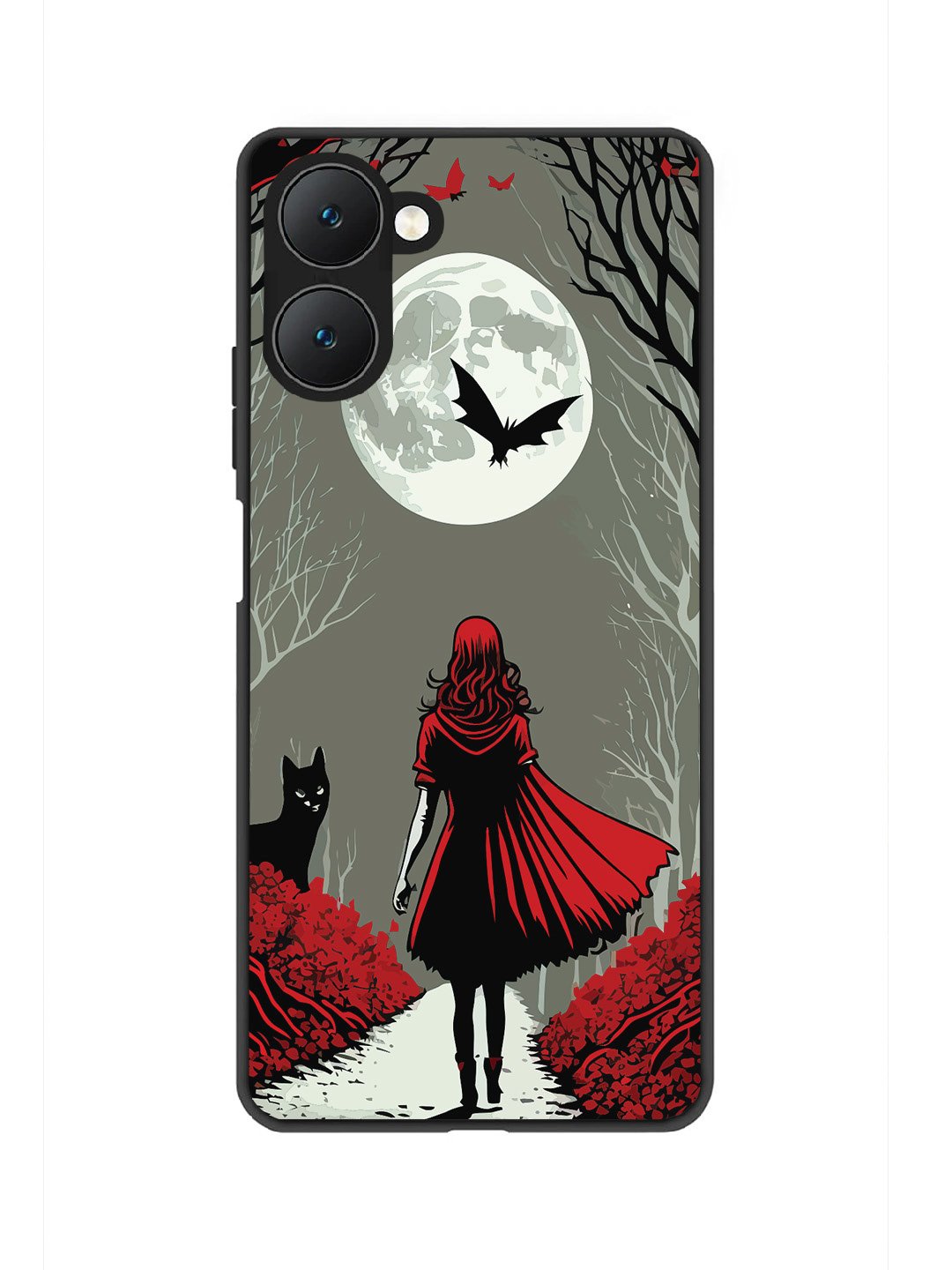 vivo T3 Lite 5G Scarlet Girl in Red Forest