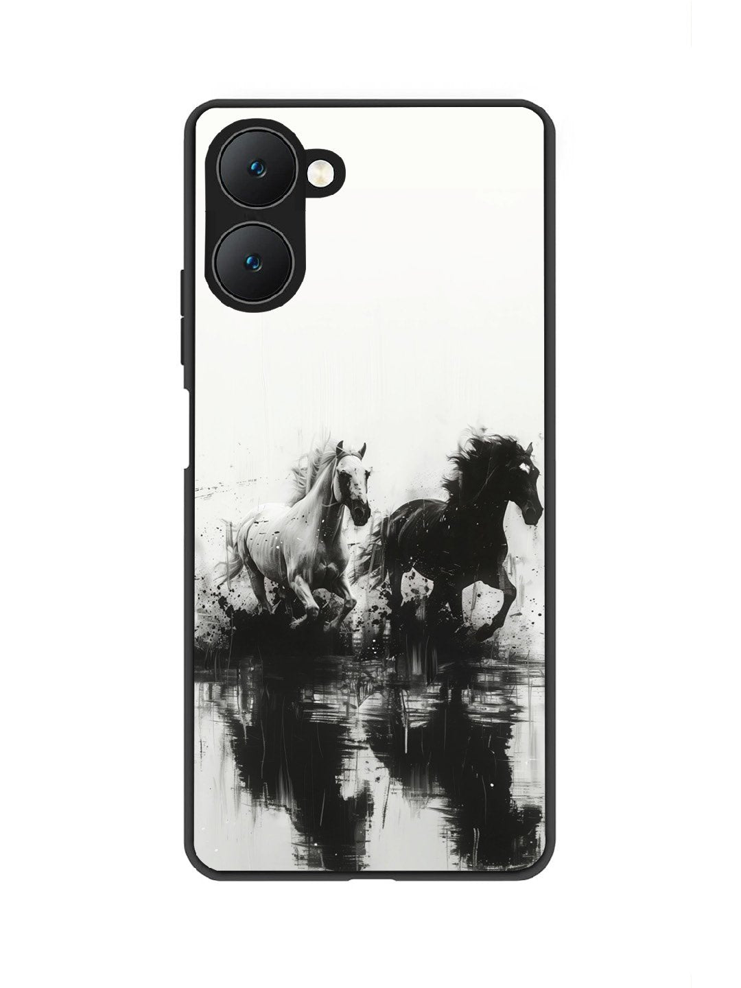vivo T3 Lite 5G Black & White Horse