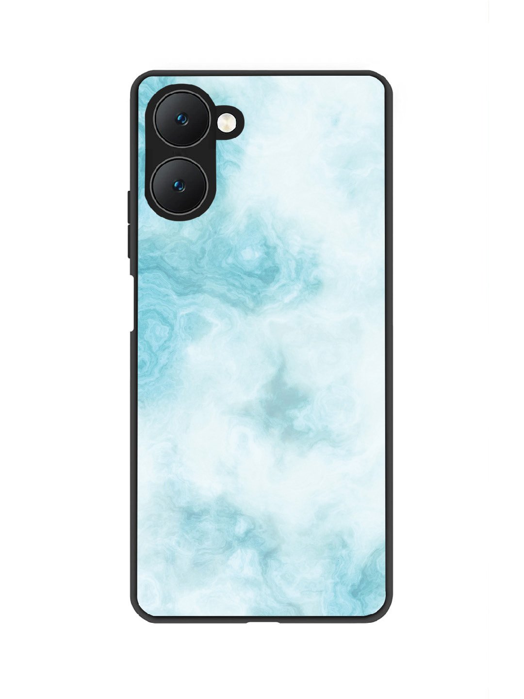 vivo T3 Lite 5G Light Blue with White Ocean Marble