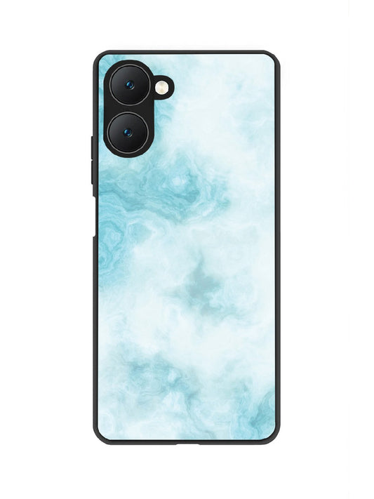 vivo T3 Lite 5G Light Blue with White Ocean Marble