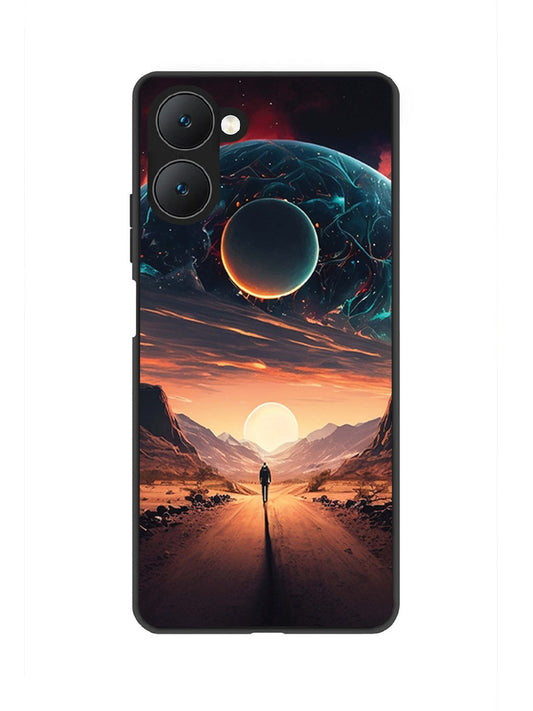 vivo T3 Lite 5G Sunset with space scene