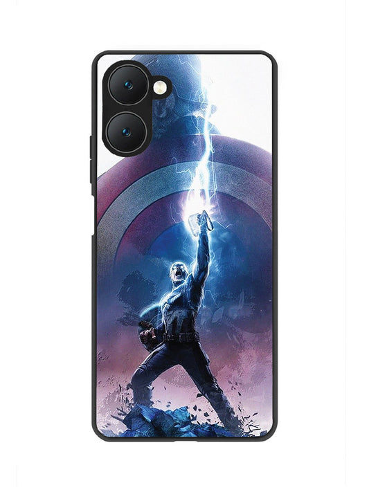 Vivo Y18 5G captain-america-thor-hammer-lightning