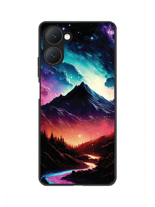 Vivo Y18 5G mountain-valley-Colorful-cloud-at-night
