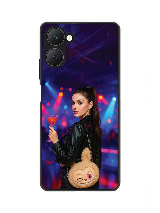 Vivo Y18 5G Girl with Labubu Purs