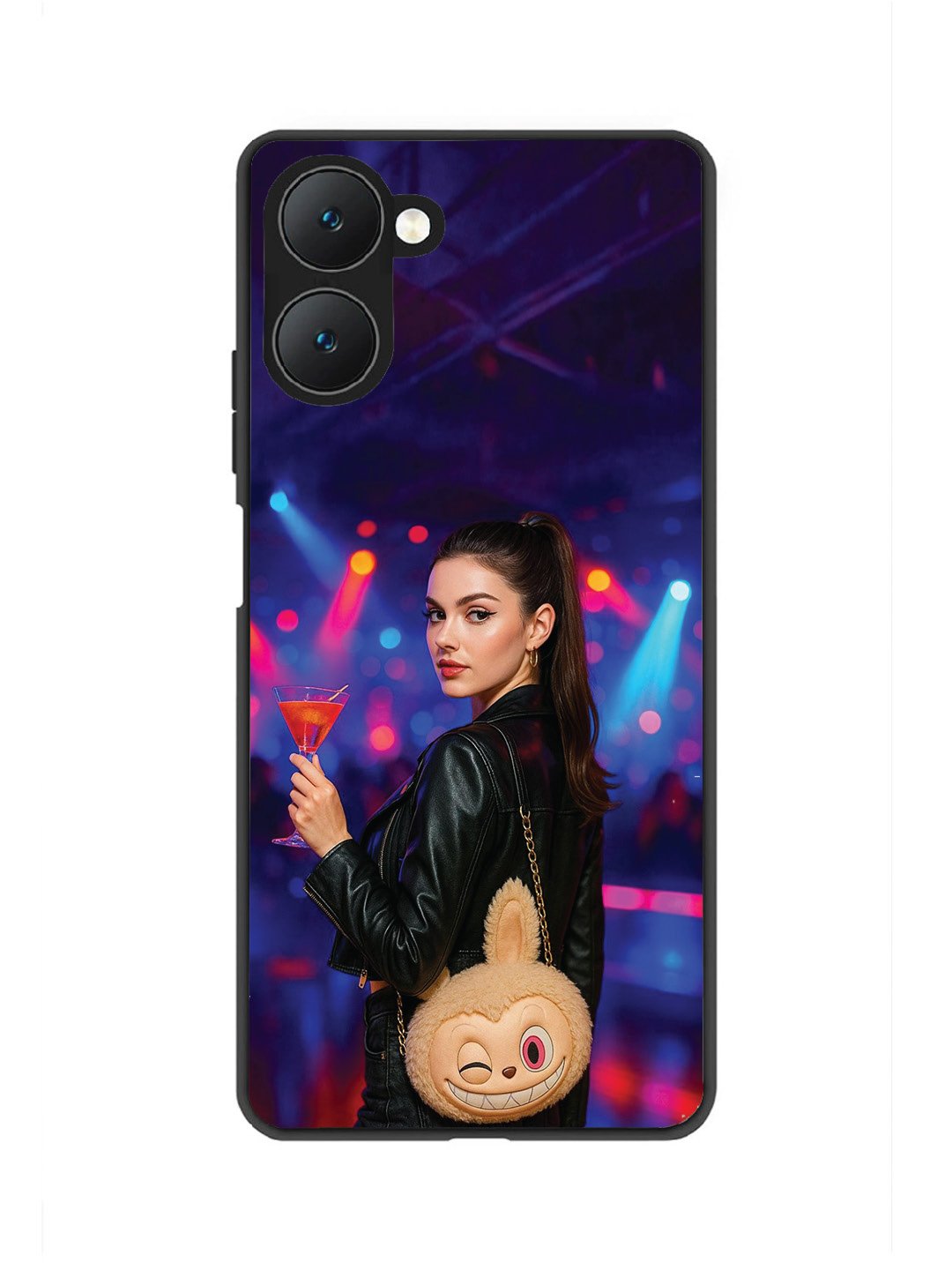 Vivo Y28e 5G Girl with Labubu Purs