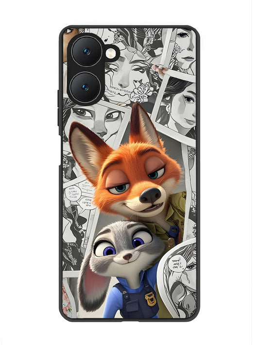 Vivo T3 Lite 5G Cute Nick wilde and judy hopps