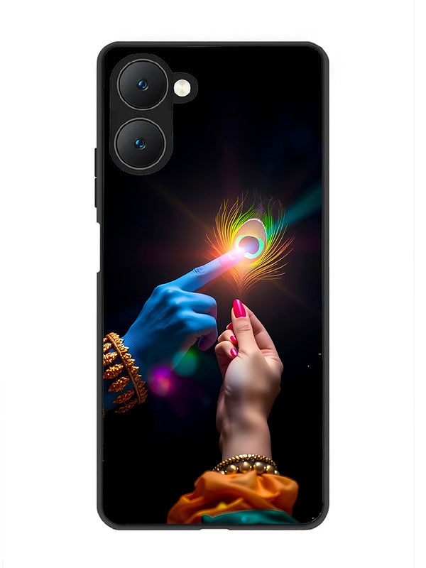Vivo T3 Lite 5G Radha Krishna touching feather
