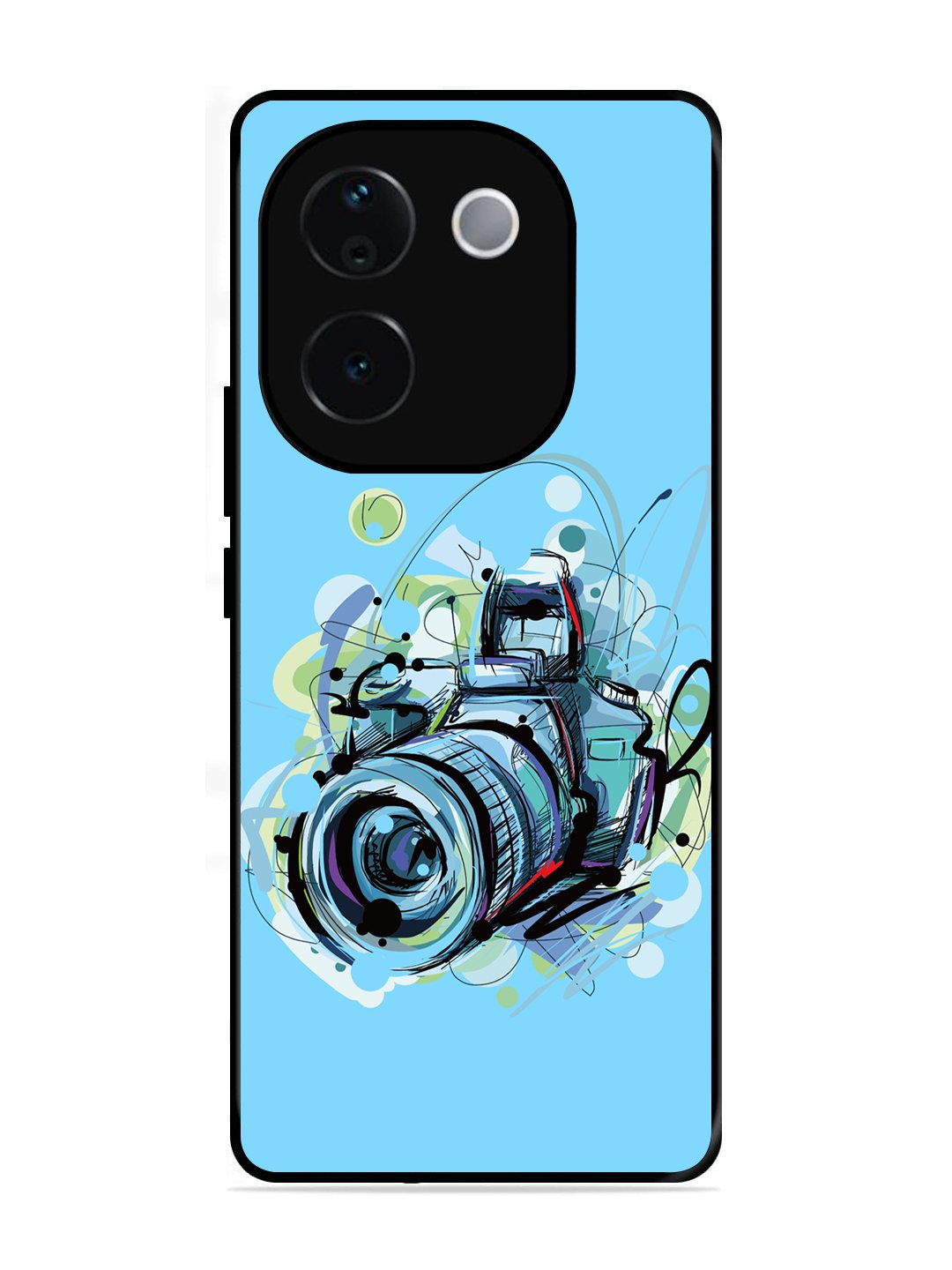vivo T3 Pro 5G Camera Blue Background