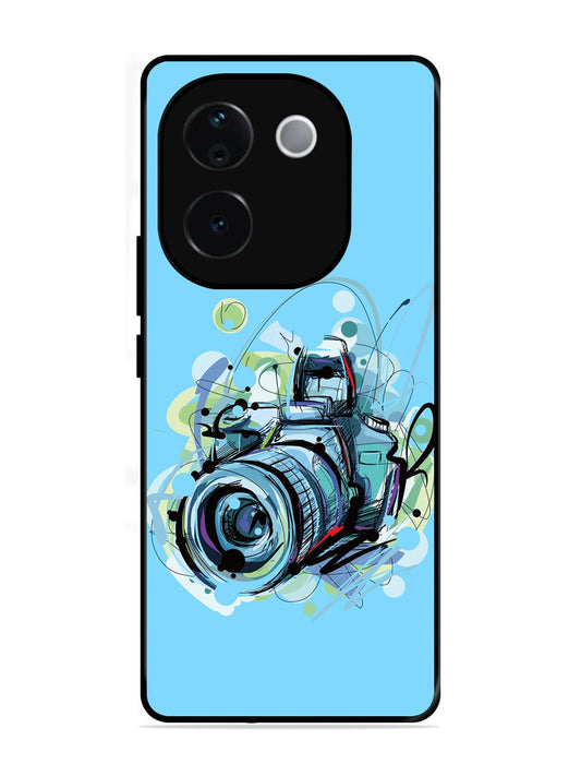 vivo T3 Pro 5G Camera Blue Background