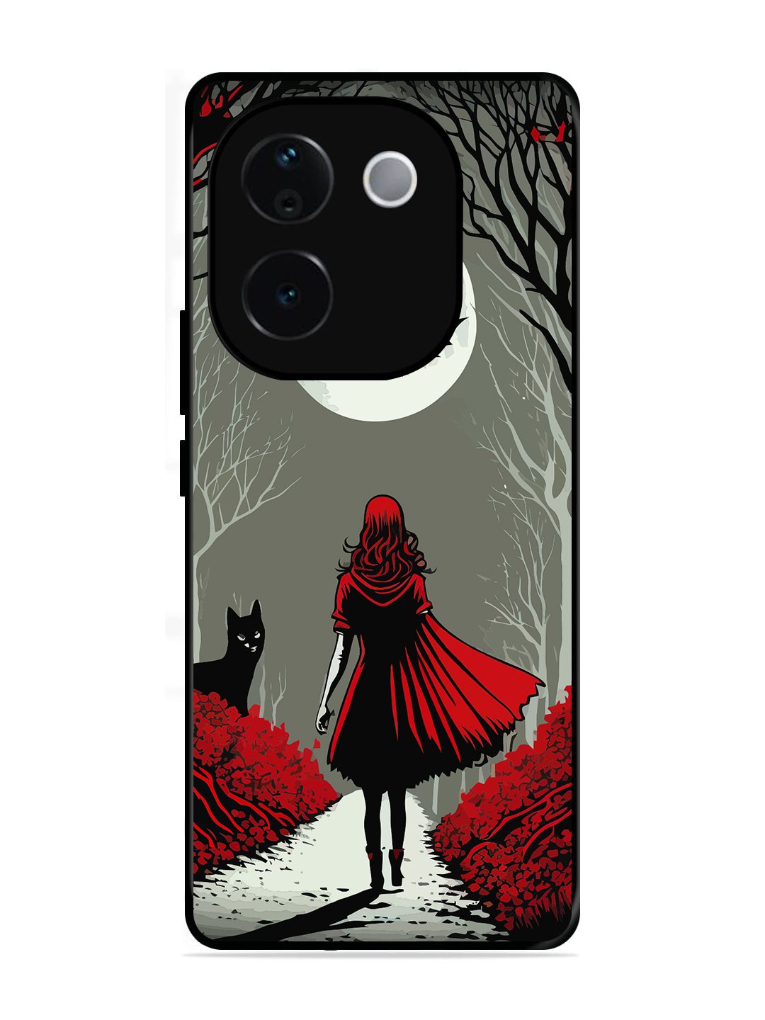 vivo T3 Pro 5G Scarlet Girl in Red Forest