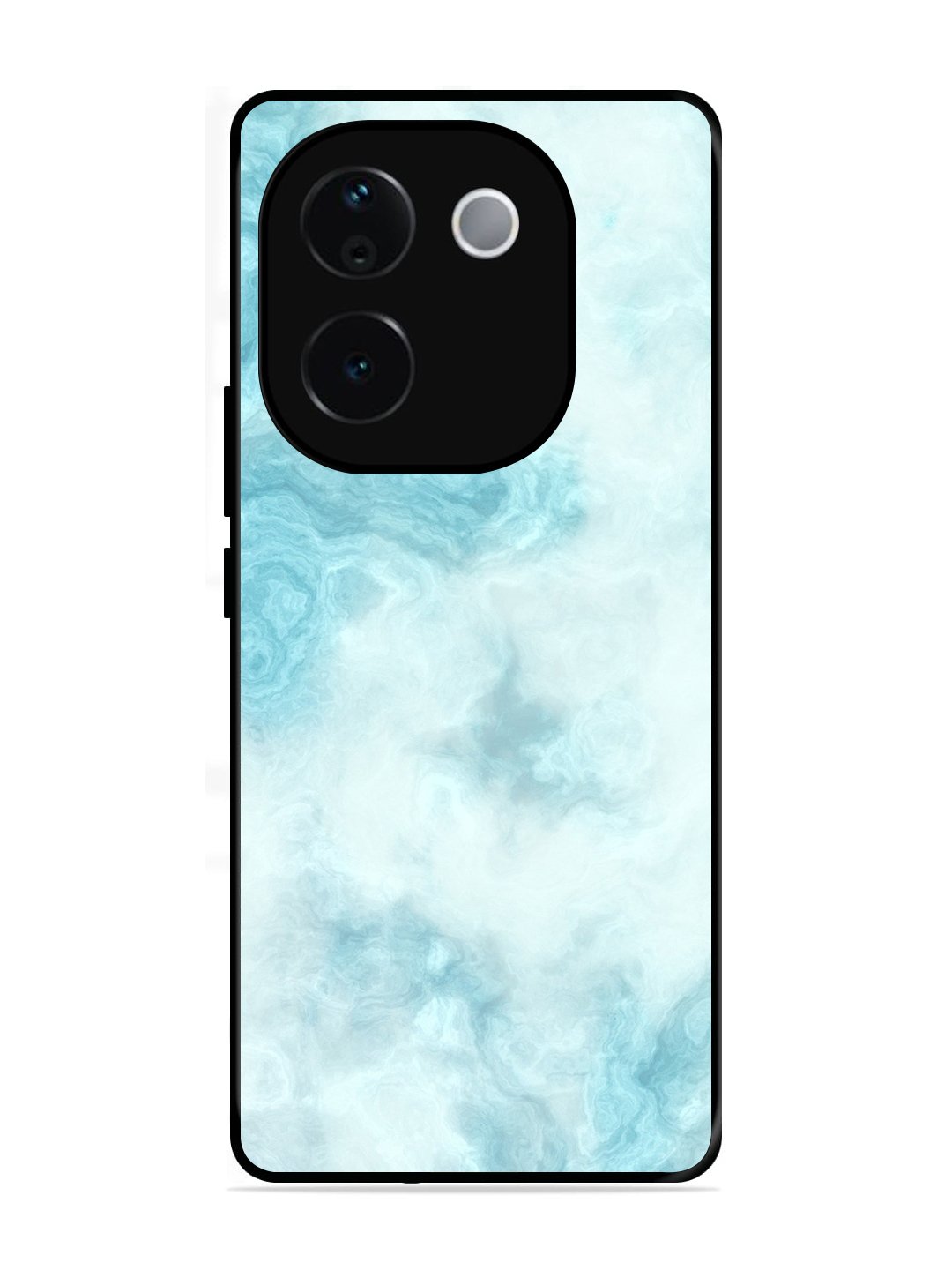 vivo T3 Pro 5G Light Blue with White Ocean Marble