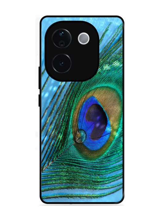 vivo T3 Pro 5G A drop on Peacock Feather