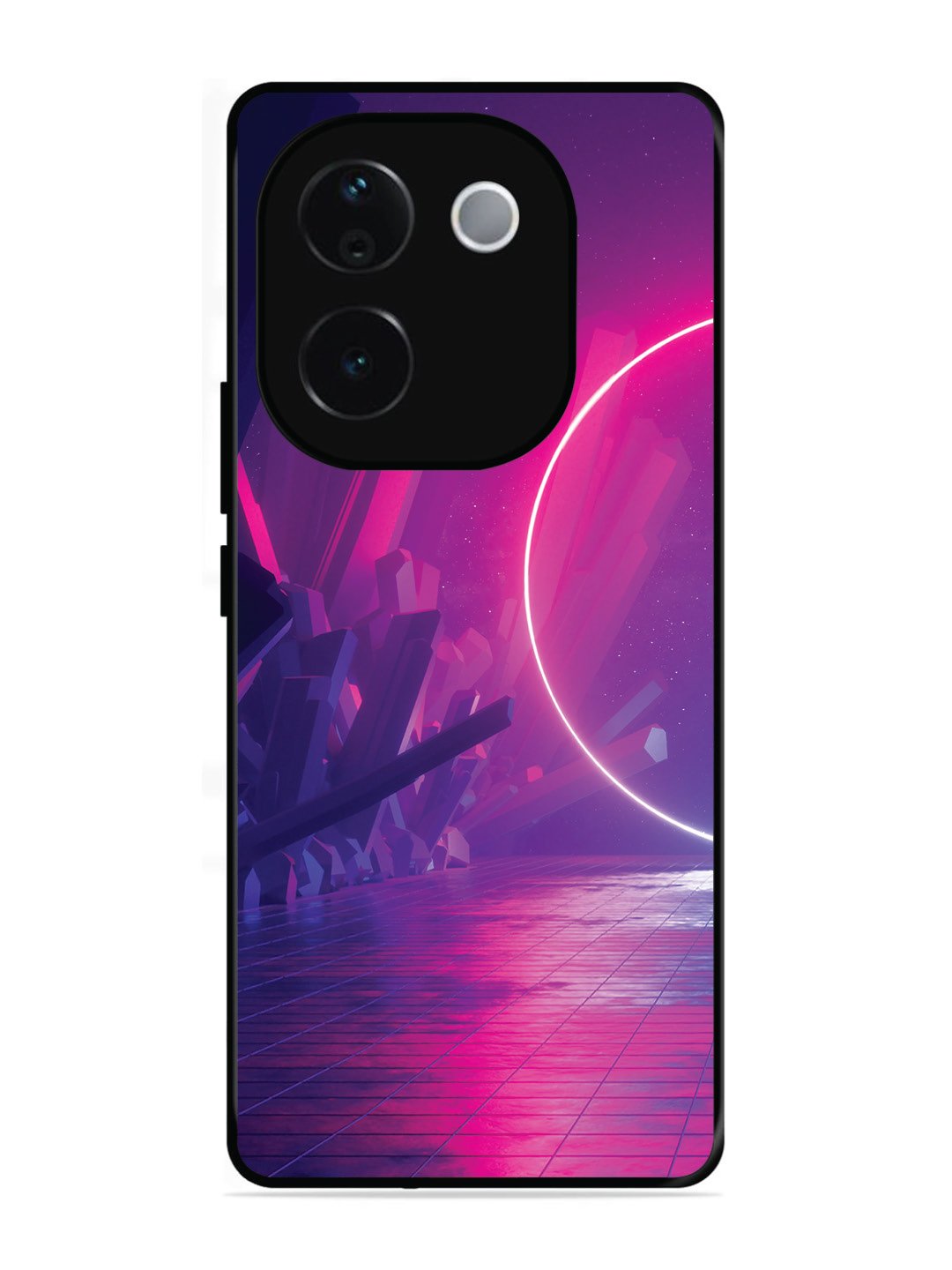 vivo T3 Pro 5G abstract with Neon Light