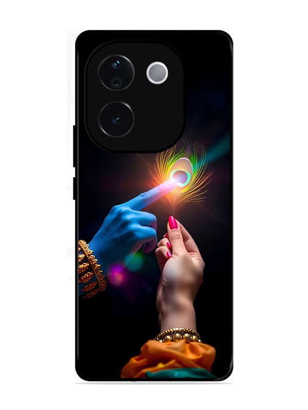 Vivo T3 Pro 5G Radha Krishna touching feather