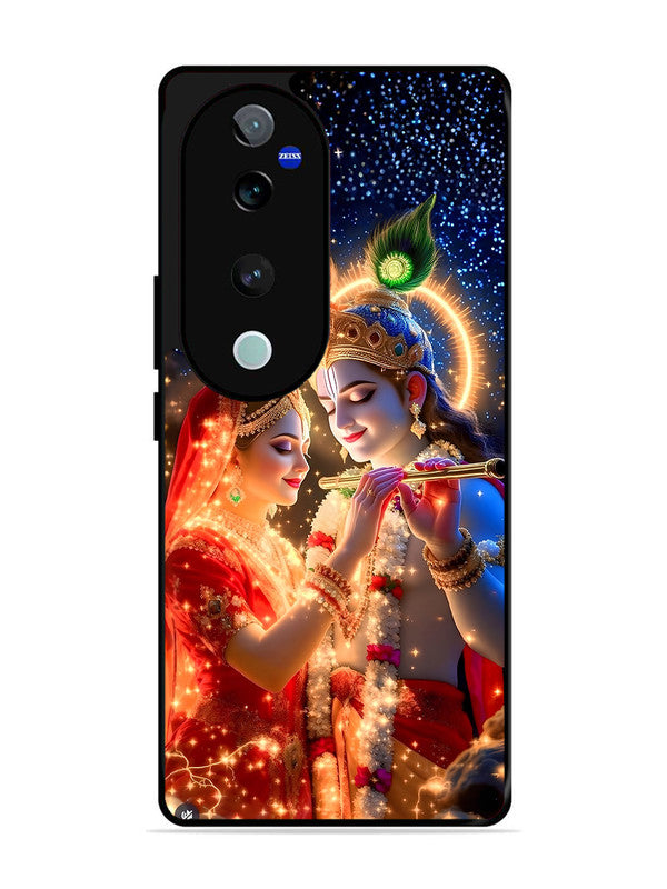 Vivo T3 Ultra Radha Krishna posing with flute