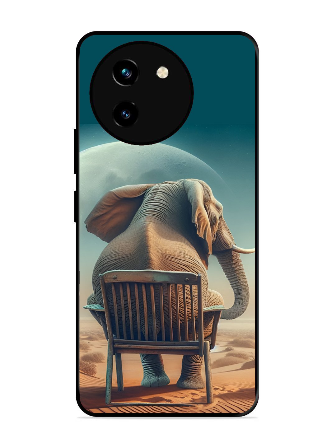 Vivo T3x 5G Baby Elephant om chair