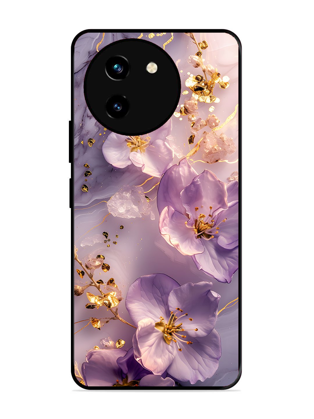 Vivo T3x 5G Orchid with Golden Safron