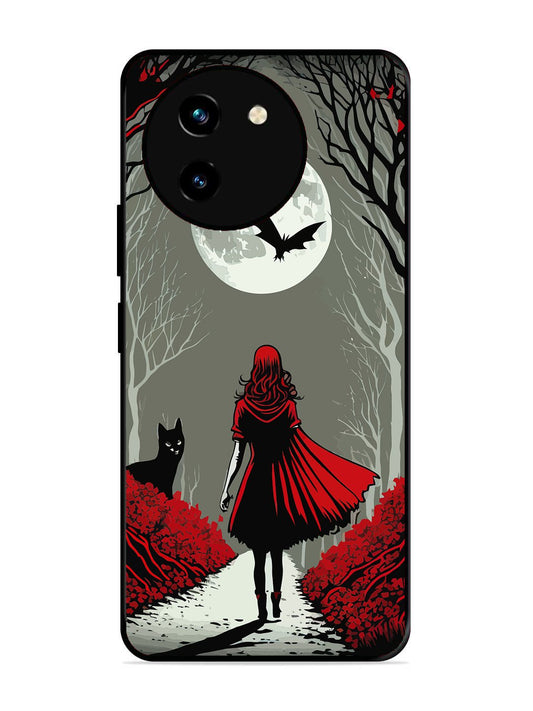 Vivo T3x 5G Scarlet Girl in Red Forest