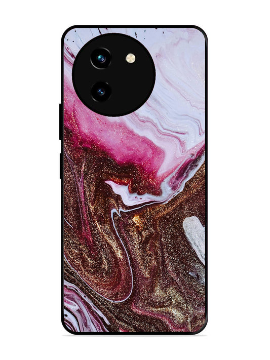 Vivo T3x 5G Elegant Rose & Gold Marble