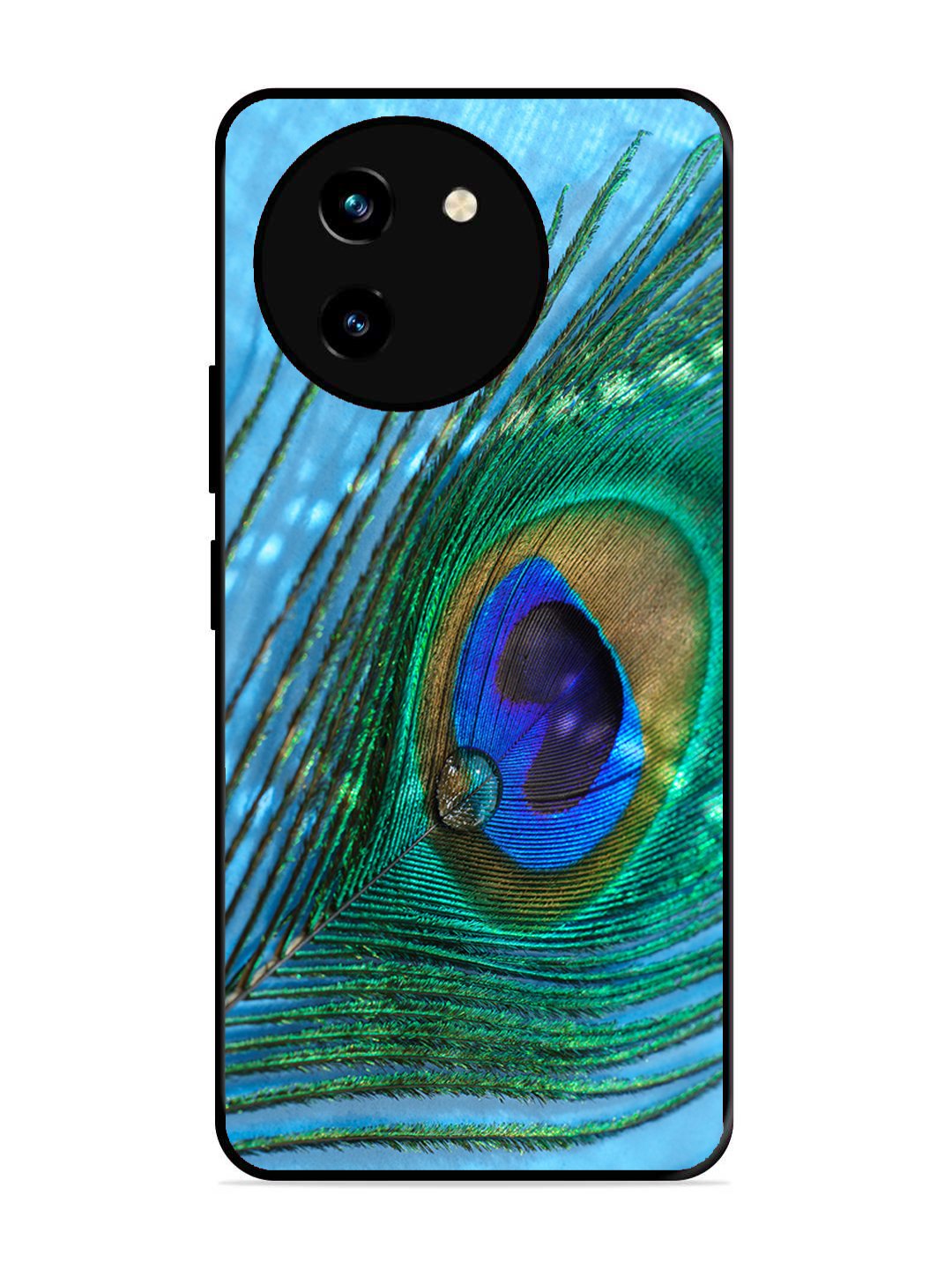 Vivo T3x 5G A drop on Peacock Feather