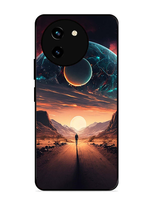 Vivo T3x 5G Sunset with space scene